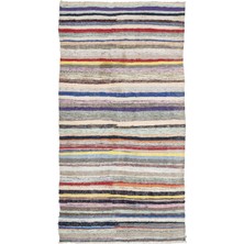 Bespoky 158x292 cm Çok Renkli Klasik Yün Halı | Salon Yatak Odası Halısı | %100 Doğal Yün El Yapımı El Dokuma | UNİQUE-953