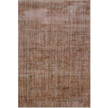Bespoky 204x303 cm Bej Kiremit Eskitme Vintage Halı | Salon Yatak Odası Halısı | UNİQUE-28349