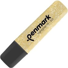 Penmark HS-505-13 Fosforlu Kalem Metalik Simli Gold