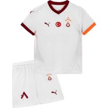 Galatasaray Orijinal Lisanslı 24-25 Sarı - Kırmızı 5 Yıldızlı Çocuk Forma Set