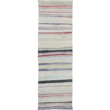Bespoky 069x225 cm El Dokuma Çok Renkli Yün Halı | El Yapımı Klasik Salon Halısı | %100 Doğal Yün | UNİQUE-32542
