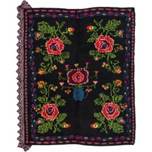 Bespoky 156x198 cm Kırmızı Klasik Yün Halı | Salon Yatak Odası Halısı | %100 Doğal Yün El Yapımı El Dokuma | UNİQUE-721