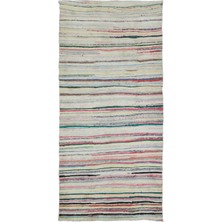 Bespoky 150x315 cm El Dokuma Çok Renkli Yün Halı | El Yapımı Klasik Salon Halısı | %100 Doğal Yün | UNİQUE-32527