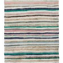 Bespoky 142x163 cm Bej Klasik Yün Halı | Salon Yatak Odası Halısı | %100 Doğal Yün El Yapımı El Dokuma | UNİQUE-31775