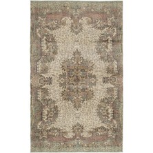 Atina Krem Eskitme Yün Modern Desenli Yün Hav Toz Vermez Leke Tutmayan Salon Yolluk Mutfak El Dokuma Halı