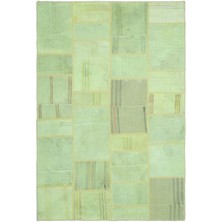 Hali.Net 158x234 cm Mavi Atina Anadolu Yün Halı | Salon Yatak Odası Halısı | Doğal Yün El Yapımı El Dokuma Hav Vermez | UNİQUE-25595