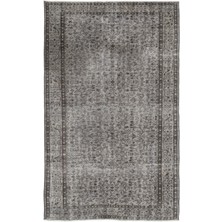 Hali.Net 171x281 cm Gri Atina Anadolu Yün Halı | Salon Yatak Odası Halısı | Doğal Yün El Yapımı El Dokuma Hav Vermez | UNİQUE-12245