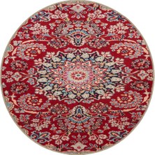 Drom Dokuma Taban Makinede Yıkanabilen Kilim Kaymaz Şönil Geleneksel Motifli Halı