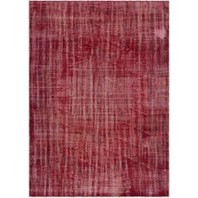 Atina Kahverengi Eskitme Yün Modern Desenli Yün Hav Toz Vermez Leke Tutmayan Salon Yolluk Mutfak El Dokuma Halı