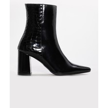 Hakiki Deri  Kadın Kalın Topuklu Bot 215DZA3211