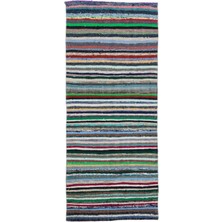 Bespoky 112x262 cm Bej Klasik Yün Halı | Salon Yatak Odası Halısı | %100 Doğal Yün El Yapımı El Dokuma | UNİQUE-32531