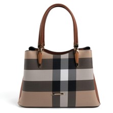 Silver & Polo Bej - Taba SP1205 Kadın El Çantası