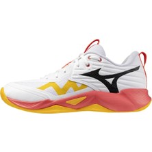 Wave Momentum Pro Unisex Voleybol Ayakkabısı Beyaz / Turuncu