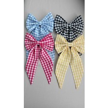 Ekose Desenli Kuyruklu Toka 4 Farklı Renk