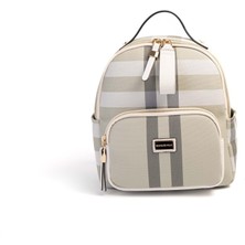 Silver & Polo A.yeşil - Kemik SP1130 Kadın Sırt Çantası