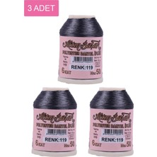 3 Adet Altınbaşak Oya ve Dantel Ipi 20 gr -  - No: 119