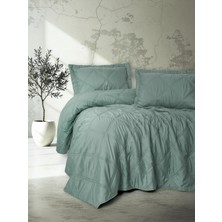 Cotton Box Serra Tek Kişilik Yatak Örtüsü Tila Mint