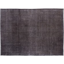 Bespoky 291x400 cm Gri Antrasit Eskitme Vintage Halı | Salon Yatak Odası Halısı | UNİQUE-11157