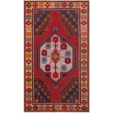 Atina Turkuaz Eskitme Yün Modern Desenli Yün Hav Toz Vermez Leke Tutmayan Salon Yolluk Mutfak El Dokuma Halı