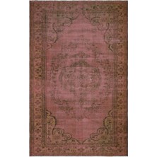 Bespoky 173x276 cm Bej Gül kurusu Geleneksel Vintage Bitkisel Halı | Salon Yatak Odası Halısı | UNİQUE-27602