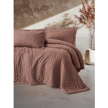 Cotton Box Serra Tek Kişilik Yatak Örtüsü Niva Gül Kurusu