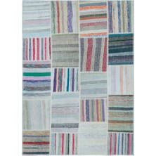 Bespoky 158x222 cm Bej Klasik Yün Halı | Salon Yatak Odası Halısı | %100 Doğal Yün El Yapımı El Dokuma | UNİQUE-25509