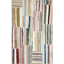 Bespoky 151x235 cm El Dokuma Bej Yün Halı | El Yapımı Klasik Salon Halısı | %100 Doğal Yün | UNİQUE-36340