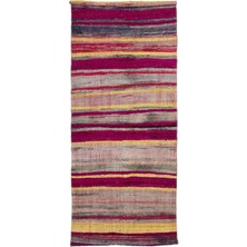 Teselya Bej Çizgili Yün Modern Desenli Yün Hav Toz Vermez Leke Tutmayan Salon Yolluk Mutfak El Dokuma Halı