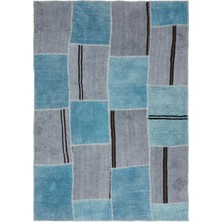 Bespoky 157x224 cm Çok Renkli Klasik Yün Halı | Salon Yatak Odası Halısı | %100 Doğal Yün El Yapımı El Dokuma | UNİQUE-36956
