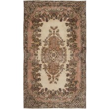 Bespoky 163x288 cm Mavi Klasik Yün Halı | Salon Yatak Odası Halısı | %100 Doğal Yün El Yapımı El Dokuma | UNİQUE-9502