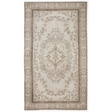 Bespoky 177x298 cm Çok Renkli Açık Bej Medalyonlu Klasik Çiçekli Halı | Salon Yatak Odası Halısı | UNİQUE-5632