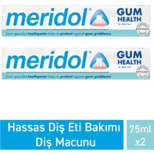 Meridol Hassas Diş Eti Bakımı Diş Macunu 75 ml 2 Adet Bakım Yapıcı Özellikli