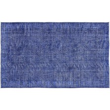 Bespoky 164x273 cm El Dokuma Mavi Yün Halı | El Yapımı Klasik Salon Halısı | %100 Doğal Yün | UNİQUE-10886