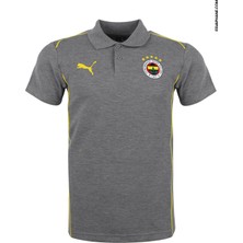 Fenerbahçe Lisanslı Gri Polo T-Shirt 24/25 A Takım Yaz Mevsimi İçin Özel Model
