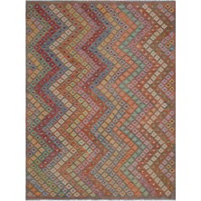 Bespoky 182x244 cm El Dokuma Çok Renkli Yün Halı | El Yapımı Klasik Salon Halısı | %100 Doğal Yün | UNİQUE-30123