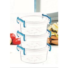 Sweet Yuvarlak Saklama Kabı 3'lü -ÇNK2320