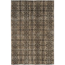 Bespoky 187x279 cm Mor Açık bej Tüm yüzey deseni Geleneksel Bitkisel Halı | Salon Yatak Odası Halısı | UNİQUE-9548