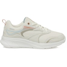Kinetix Quıck Run PU W Ekru-Somon Kadın Spor Ayakkabı