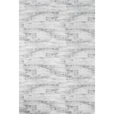 Bespoky 80x150 cm Gri Markiz Modern Lüks Yıkanabilir Halı | Mutfak Balkon Yatak Odası Halısı | Hav Vermez Leke Tutmaz Kaymaz | LXS_MARKİZ-1078G