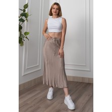 Modal Kumaş Verev Etek 6805