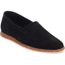 Tergan  Siyah Hakiki Süet Deri Erkek Loafer - E24I1AY56589-A01