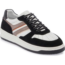 Tergan  Siyah Hakiki Deri Erkek Sneaker - E24I1AY56691-S2Y