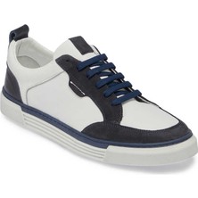 Tergan  Lacivert Hakiki Deri Erkek Sneaker - E24I1AY56853-D44