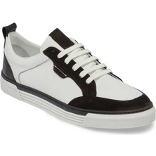 Tergan  Siyah Hakiki Deri Erkek Sneaker - E24I1AY56853-A01