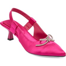 Tergan Fuşya Tekstil Kadın Stiletto - K24I1AY67330-T4W