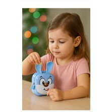 Çocuklar Için Anahtarlı Tavşan Tasarımlı Metal Kumbara , Çocukların tasarruf alışkanlığı kazanmasına yardımcı olur