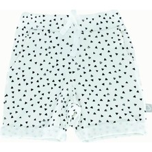 Boumini Bebek Çocuk Şort Üçgenler Siyah