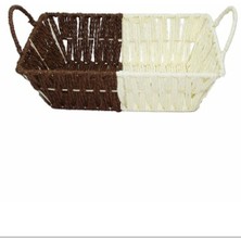 Hasırlı Ekmek Sepeti Dikdörtgen -8804