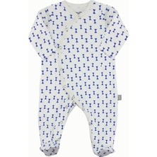 Boumini Bebek Patikli Bebek Tulumu Papyonlu Bebek Lacivert