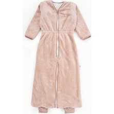 Boumini Wellsoft Çocuk Uyku Tulumu 3-4 Yaş Astarlı Pudra